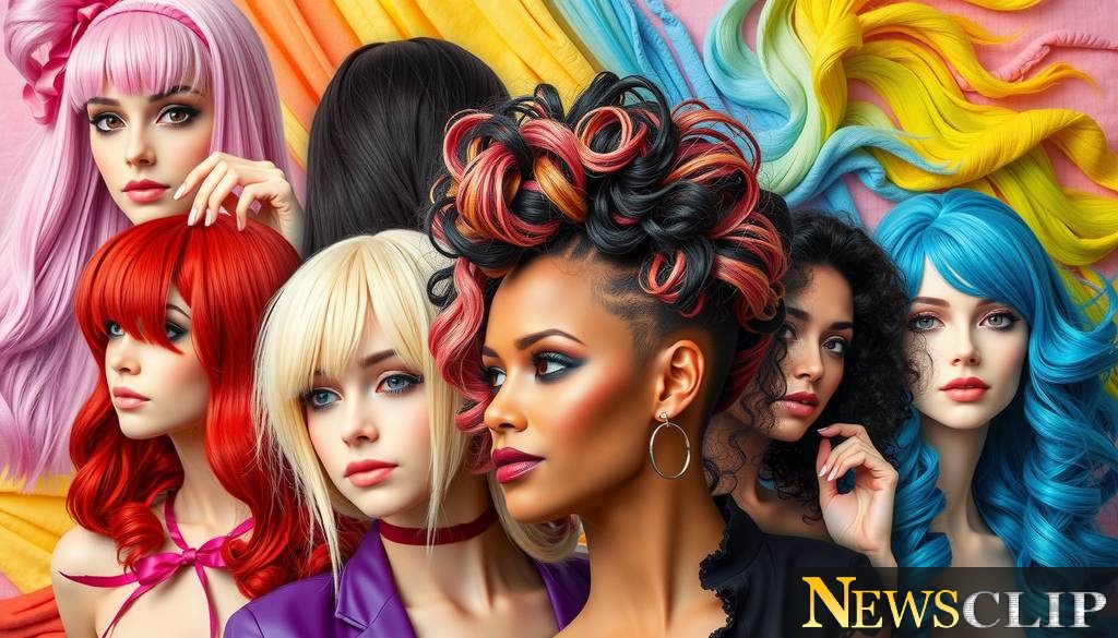 Gypsy-Rose Blanchard and Her Vibrant Wig Journey