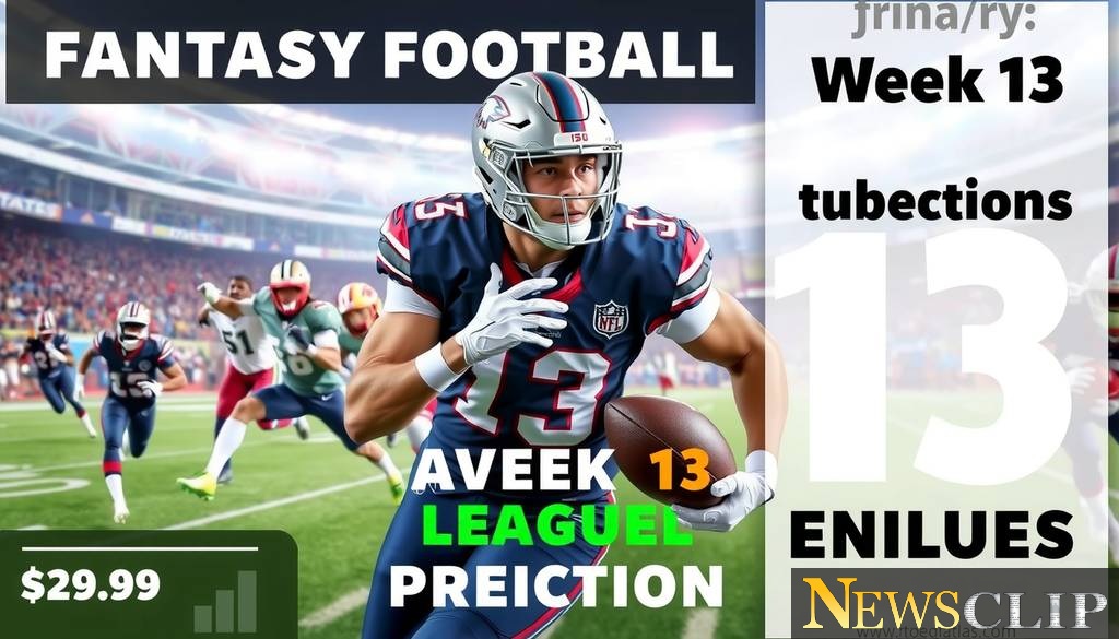 Unleashing the Bold: Fantasy Football Predictions for Week 13