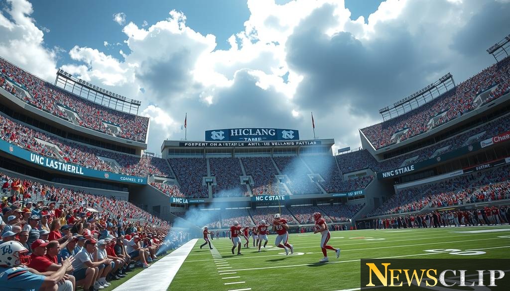 UNC Football Stumbles in Heartbreaker Against NC State