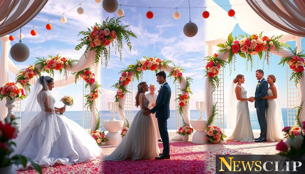 A Day of Love: Three Stars Unite in a Stunning Entertainment Wedding Rush