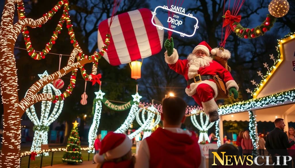 A Festive Guide to Pensacola: Santa Drop and Christmas in the Park