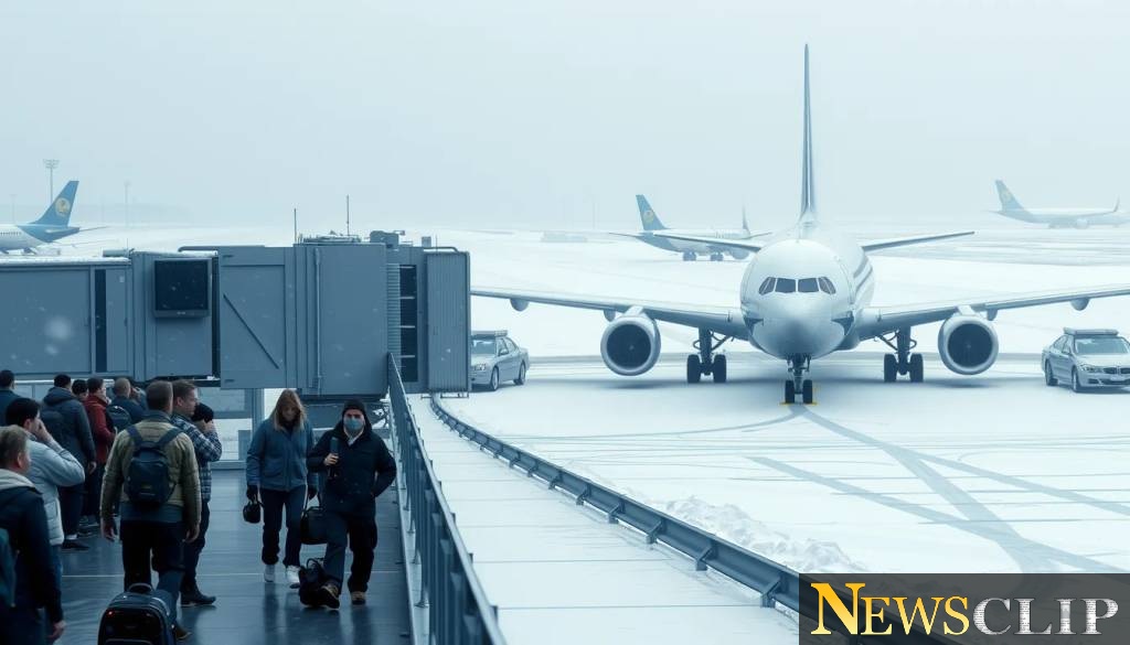 Widespread Flight Cancellations and the Real-World Impact of Snowstorms