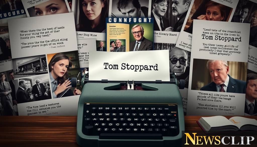 Celebrating Tom Stoppard: A Journey Through His Cinematic Works
