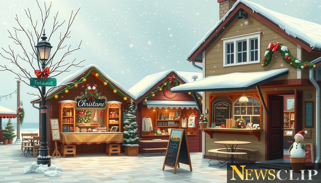 Discover Holiday Cheer: Seaside's Christmas Bazaar and Café Awaits!