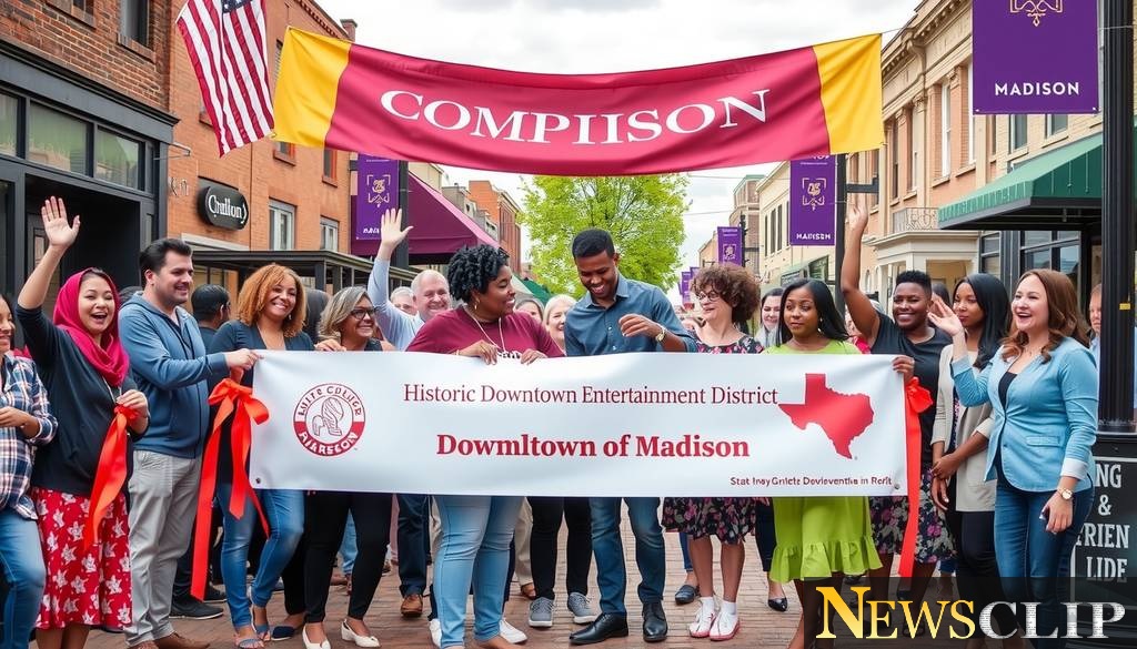 Madison Celebrates New Era with Ribbon-Cutting at Historic Downtown Entertainment District