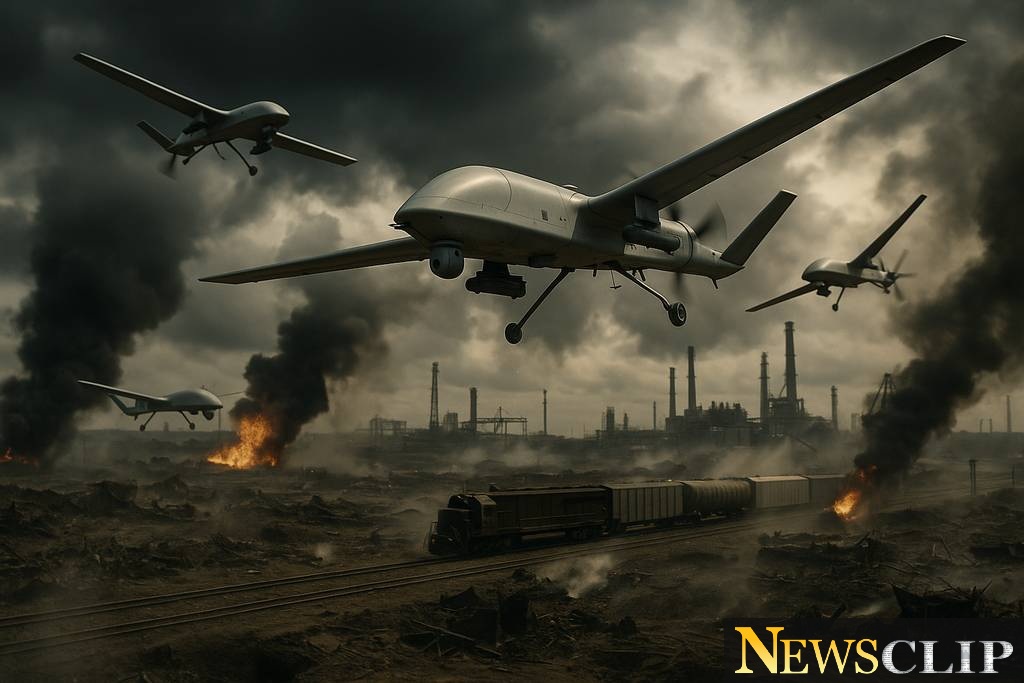Ukraine Strikes Target Russian War Supply Chain: The Impact of Long-Range Drones