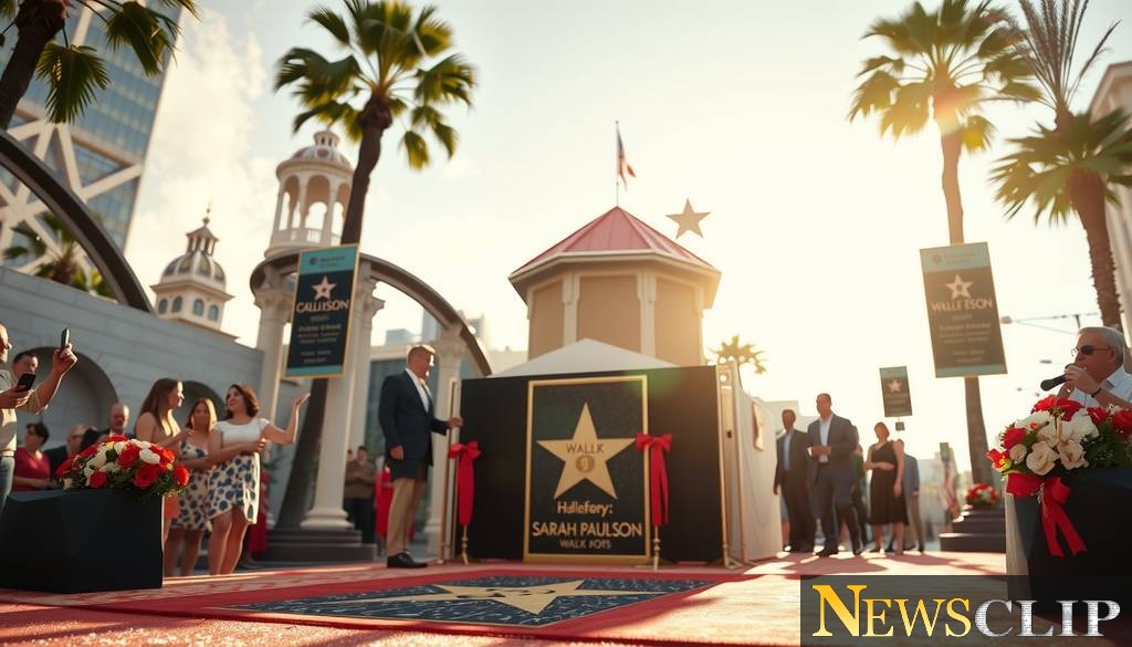 Honoring Sarah Paulson: A Walk of Fame Star Unveiling
