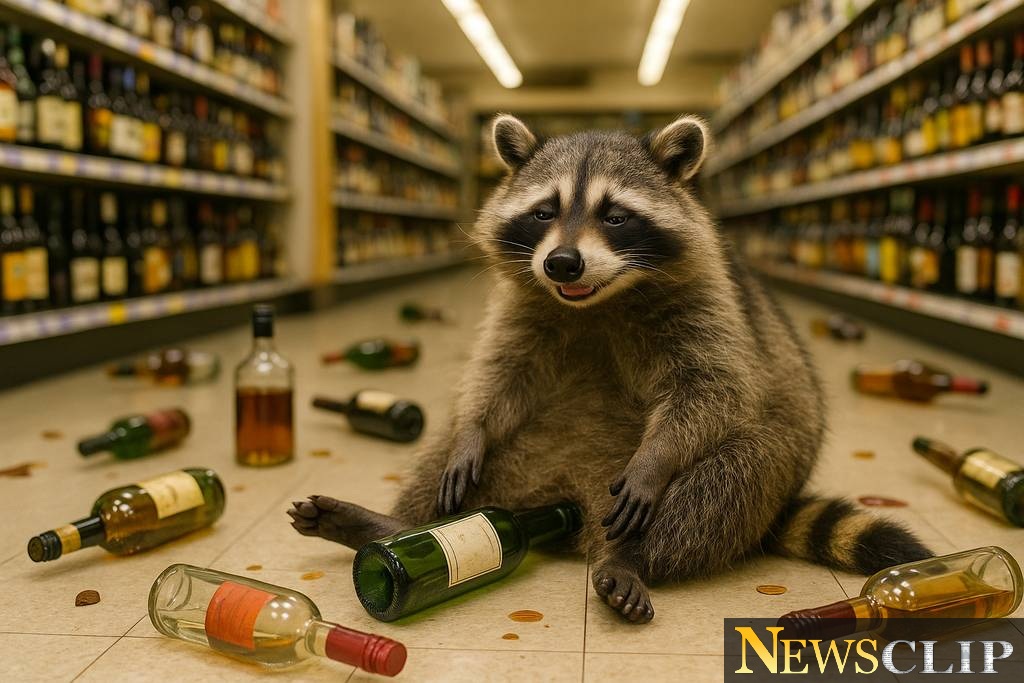 A Raccoon's Wild Night: The Surprising Consequences of a Liquor Store Break-In