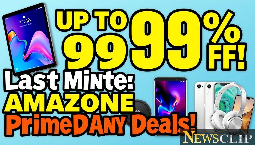 Last Minute Amazon Prime Deals: Up to 69% Off Before Day 3 Ends