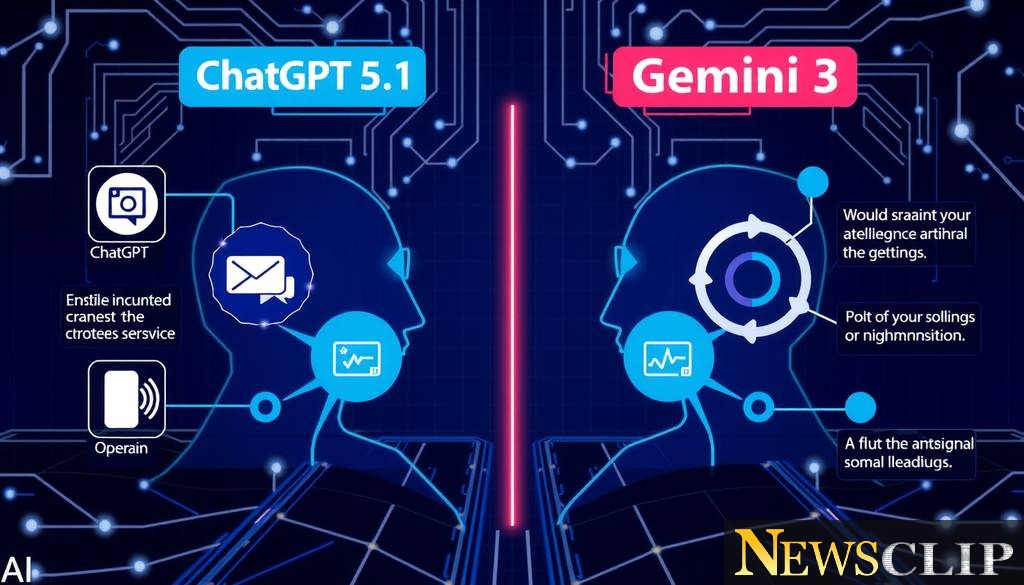 ChatGPT 5.1 vs. Gemini 3: A Precise Look at the AI Model Race