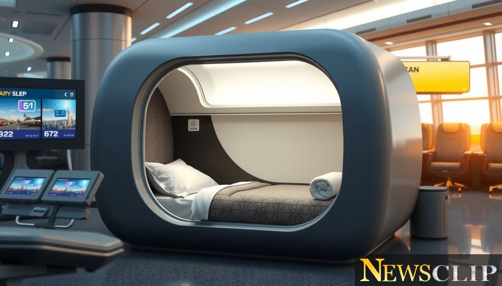 Finding Sleep in a Pod: My Surprising Airport Stay