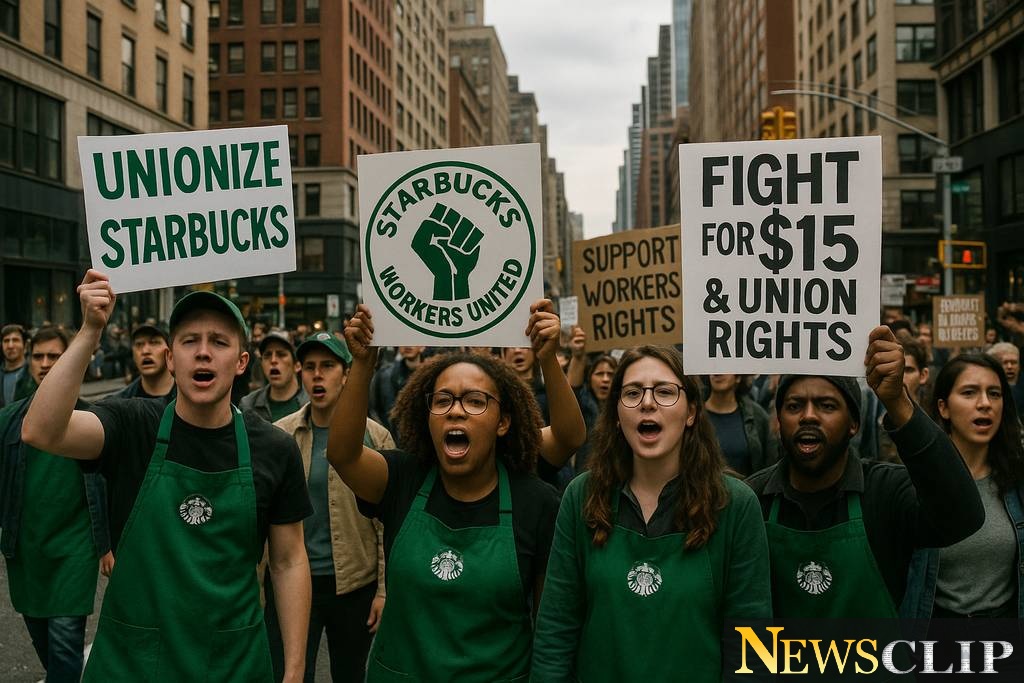 Ongoing Strikes: Starbucks Workers United Steadfast in NYC Rally