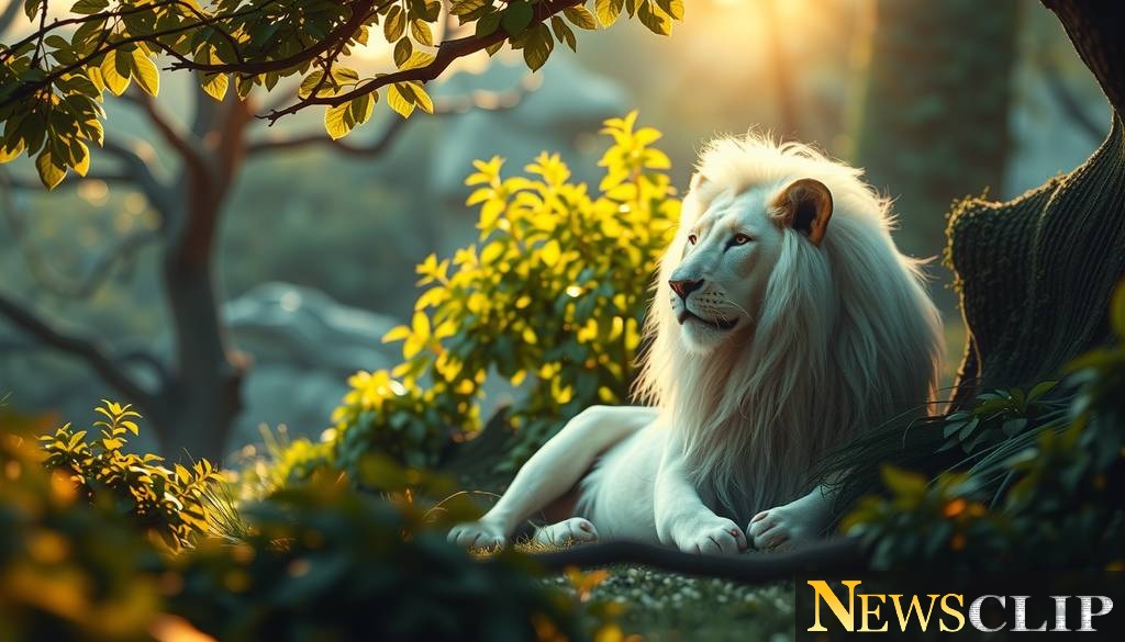 Remembering the Resilient Spirit of the White Lion: A Sanctuary's Heartfelt Farewell