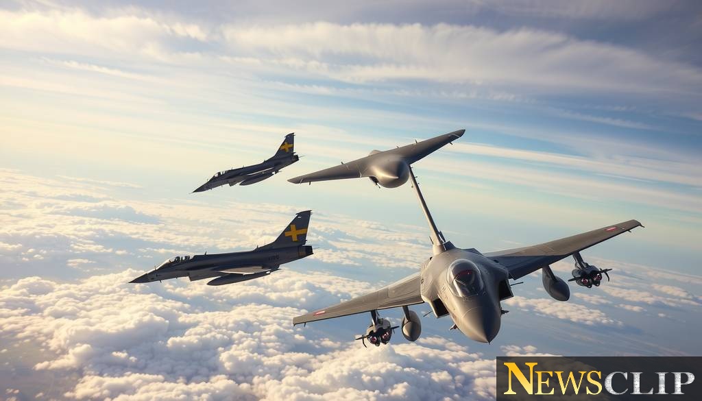 High-Flying Dynamics: Refueling British Typhoons and Swedish Gripens at 30,000 Feet