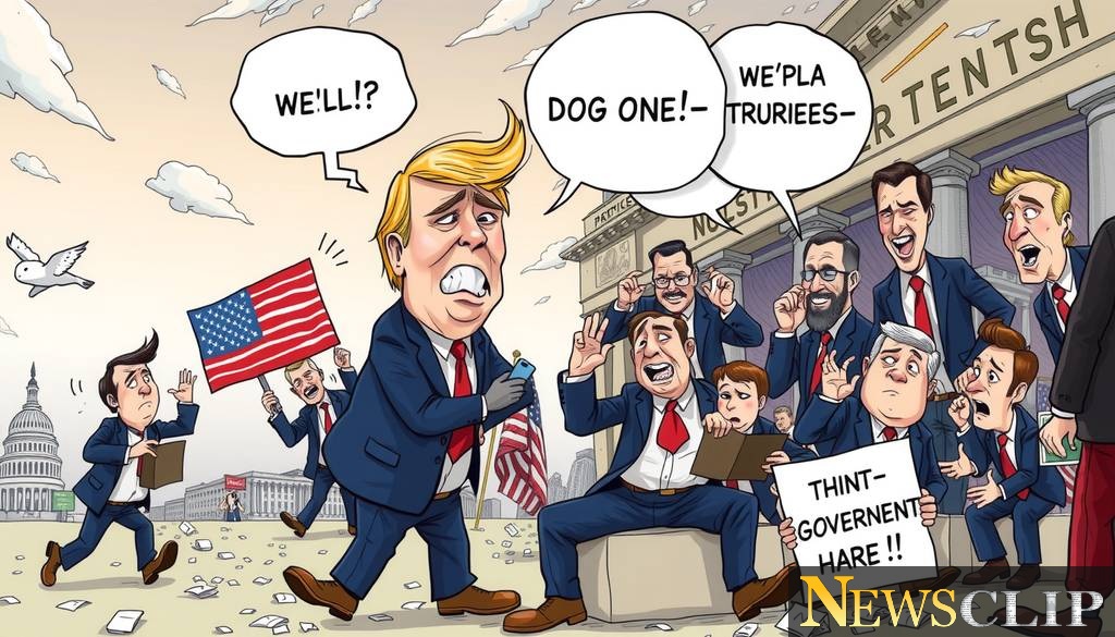 Shutdown Showdown: A Cartoon Commentary