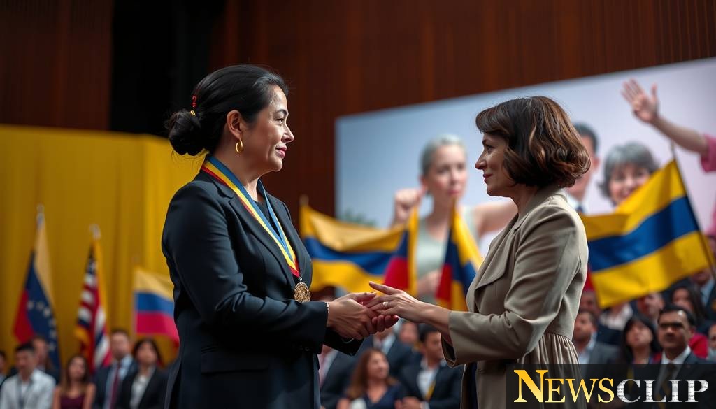 In Her Mother's Footsteps: Machado's Legacy Honored at Nobel Peace Prize Ceremony
