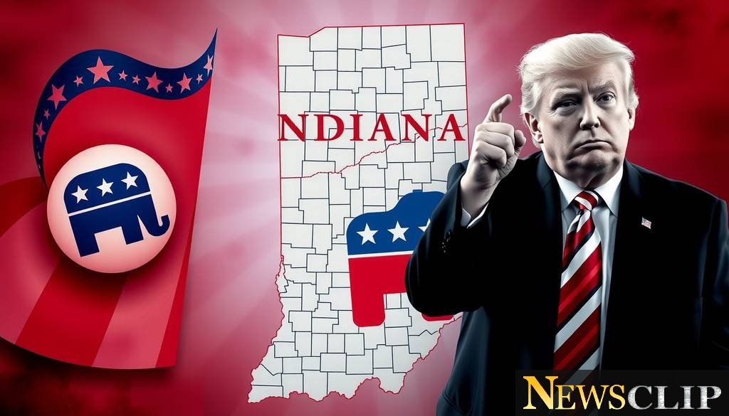 Trump's Threat Looms Over Indiana's Redistricting Vote