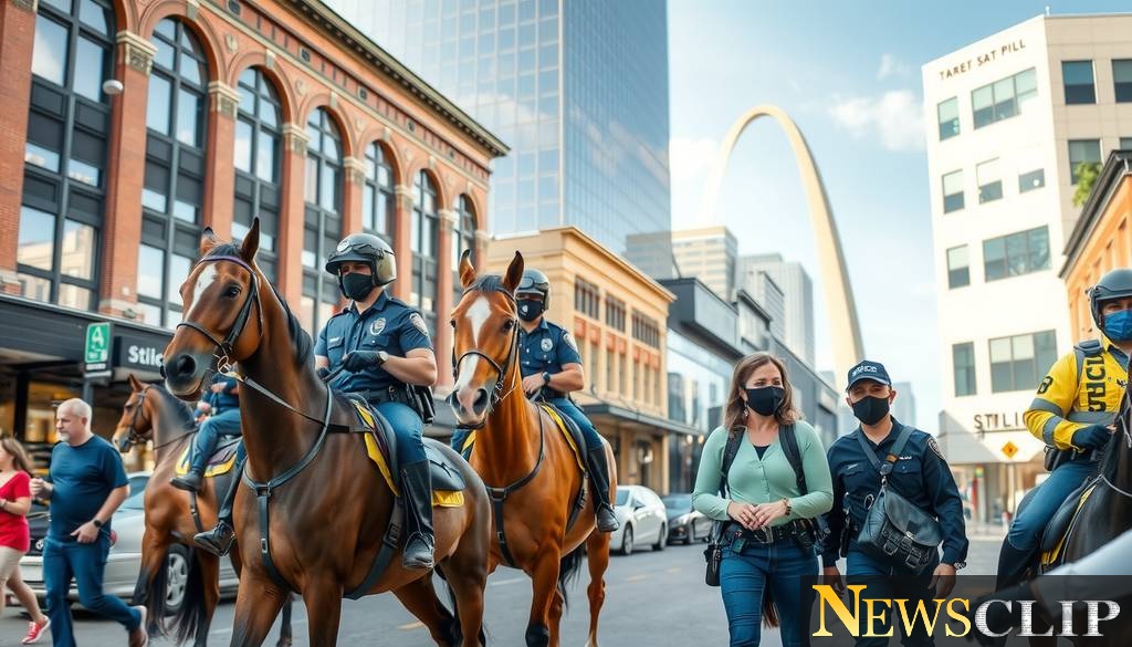 Mounted Police to Patrol Downtown St. Louis Entertainment District Next Year