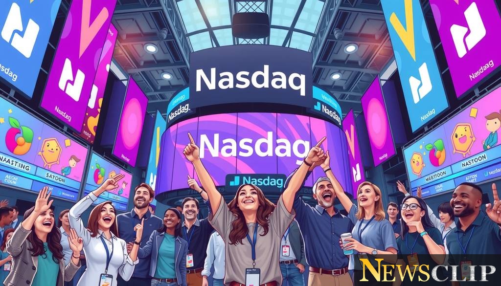WEBTOON Entertainment Celebrates Milestone with Nasdaq Closing Bell