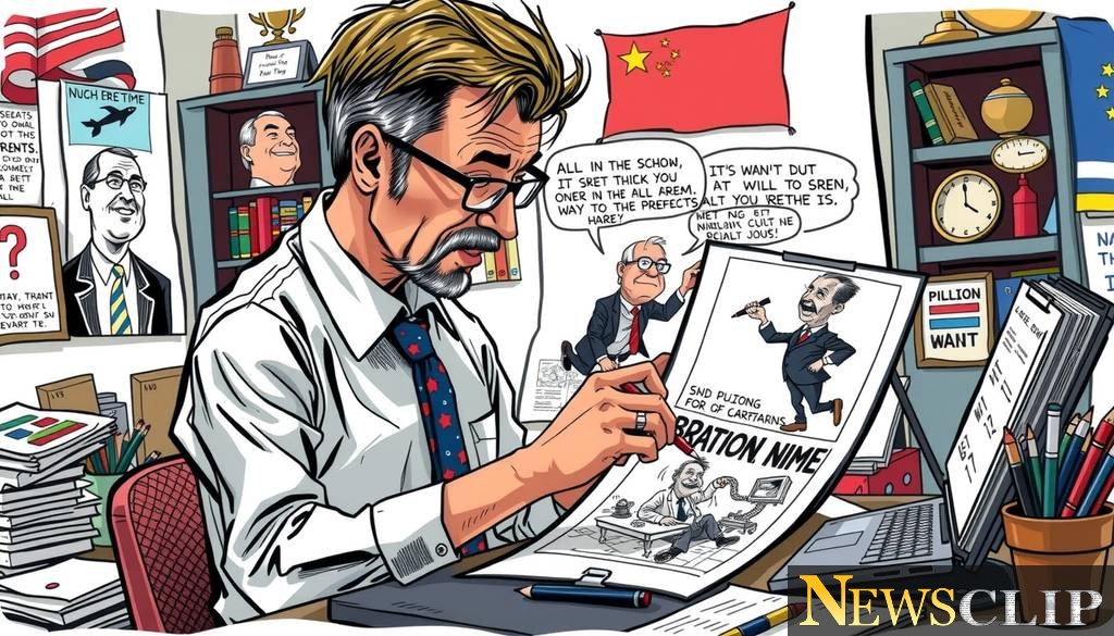 A Sharp Glance at Kirk Walters' Editorial Cartoon: Decoding Humor and Truth