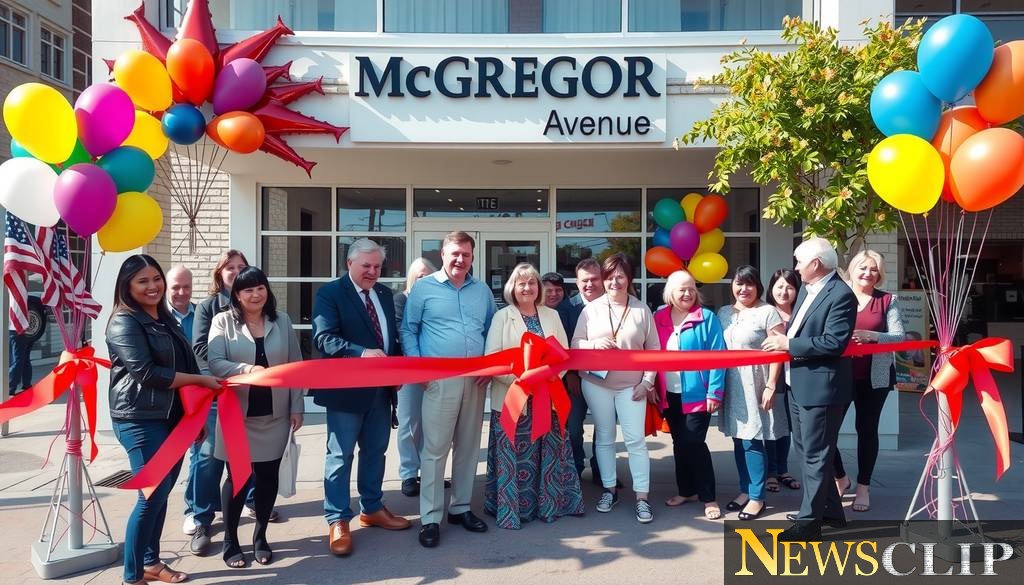 Grand Opening of New Business on McGregor Avenue Promises to Revitalize the Area