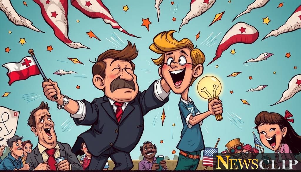 Unmasking the Satirical Lens: Granlund's Editorial Commentary