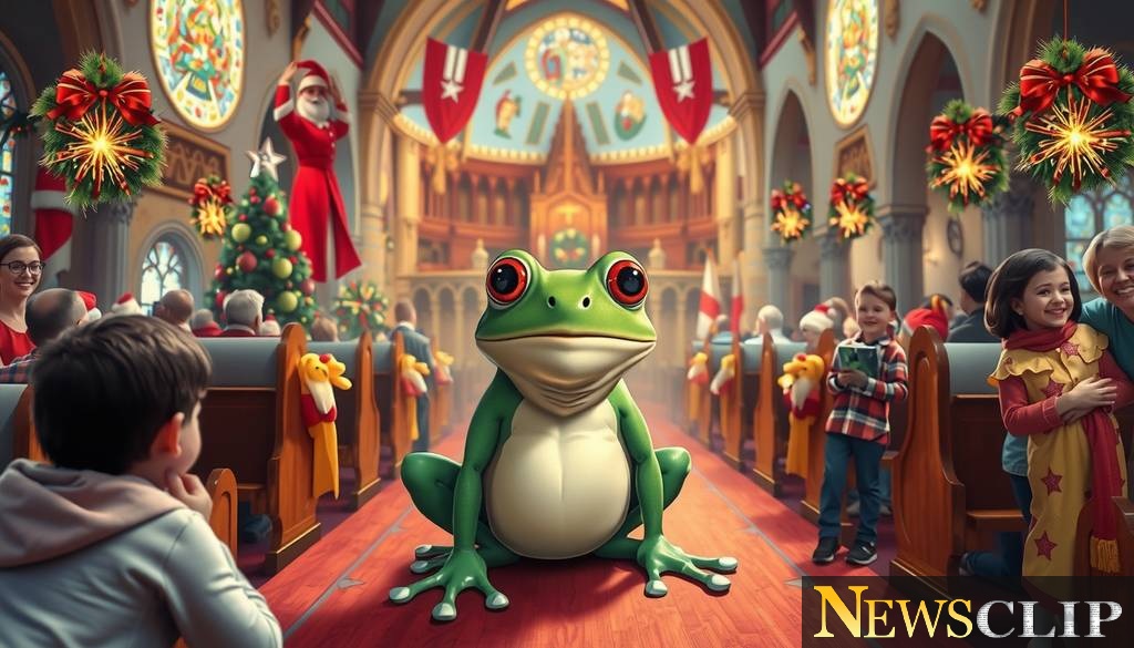 A Leap of Faith: Reflecting on the Frog at Christmas Eve Service