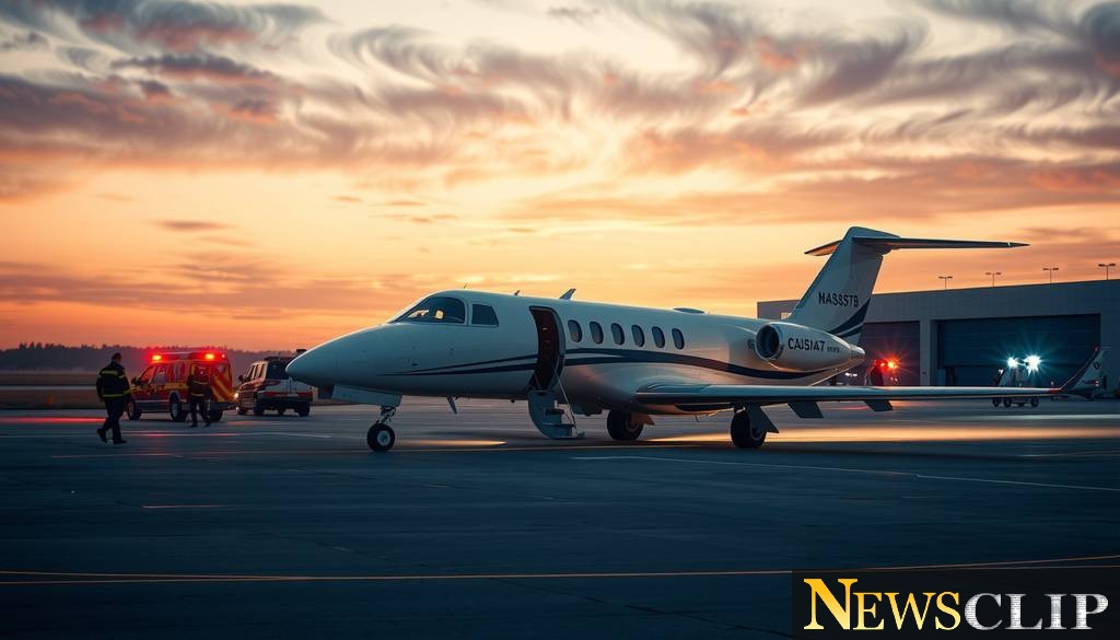 Tragic Crash: Cessna Business Jet Linked to NASCAR Driver Down in North Carolina