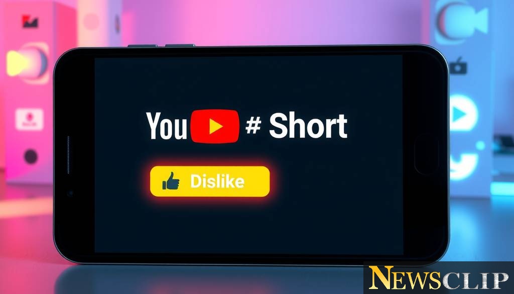 YouTube Shorts Tests New Dislike Button Location and Wording