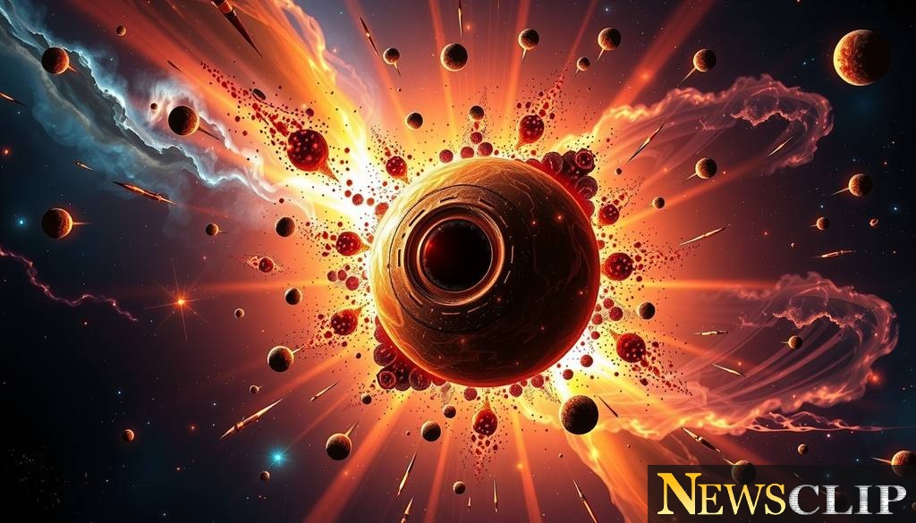 A Cosmic Collision: The 'Eye of Sauron' Star's Unprecedented Event