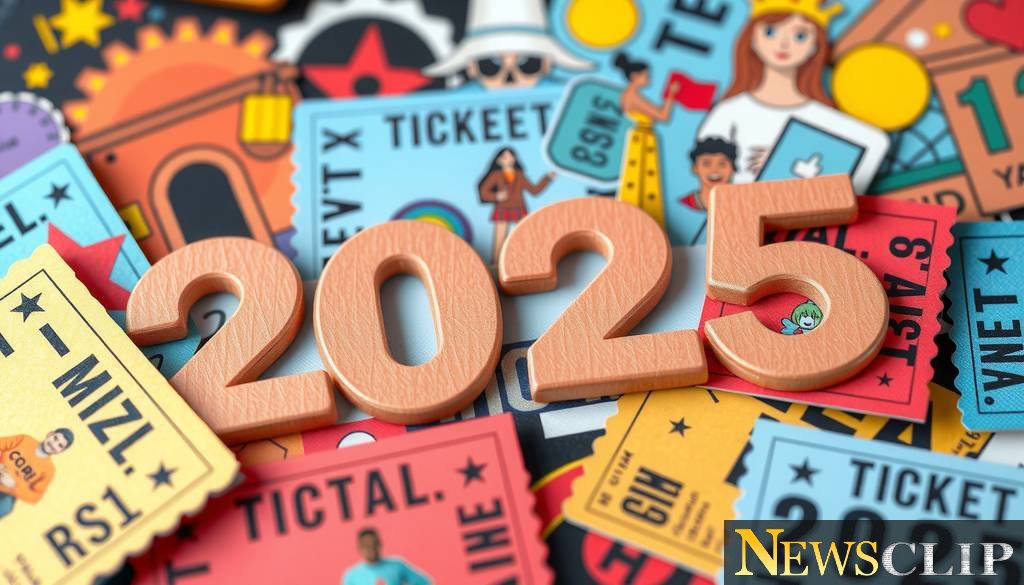 A Reflective Journey Through 2025: Memories Captured in Ticket Stubs