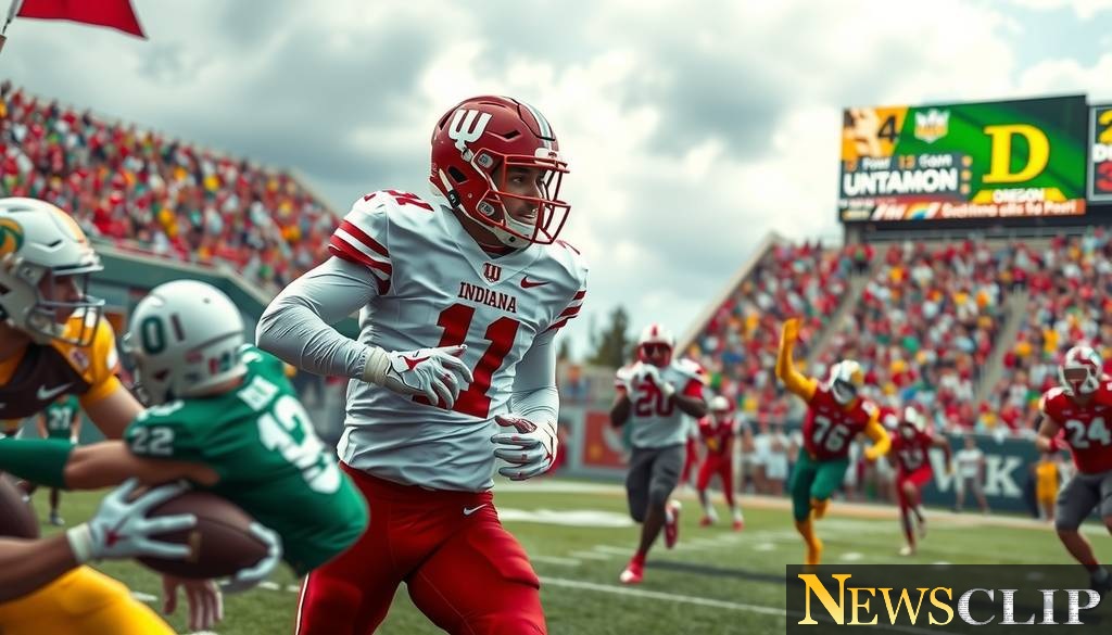 Indiana's Stellar Stride: Hoosiers Overcome Oregon in Big Ten Showdown