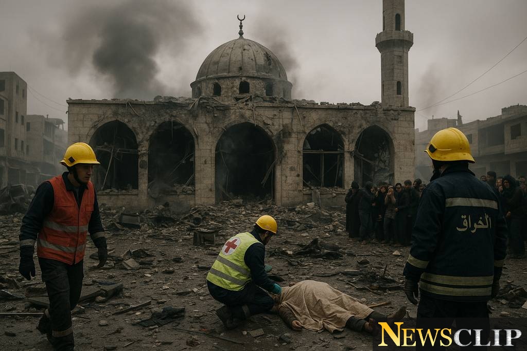 Tragic Mosque Explosion in Homs Claims Lives During Friday Prayers