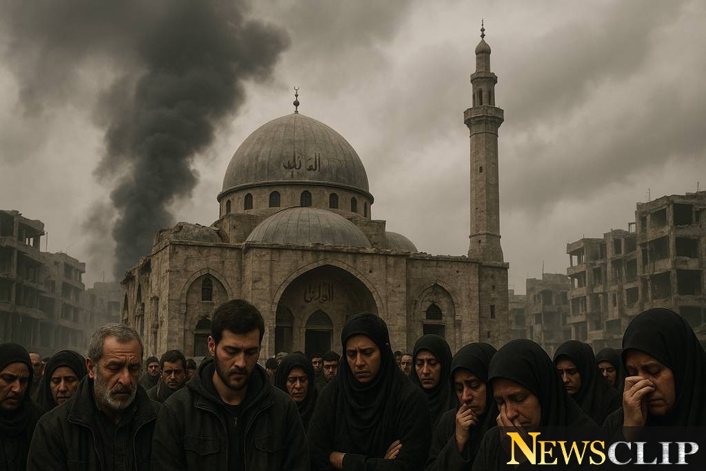 Tragedy Strikes: Mosque Explosion in Homs Claims Eight Lives