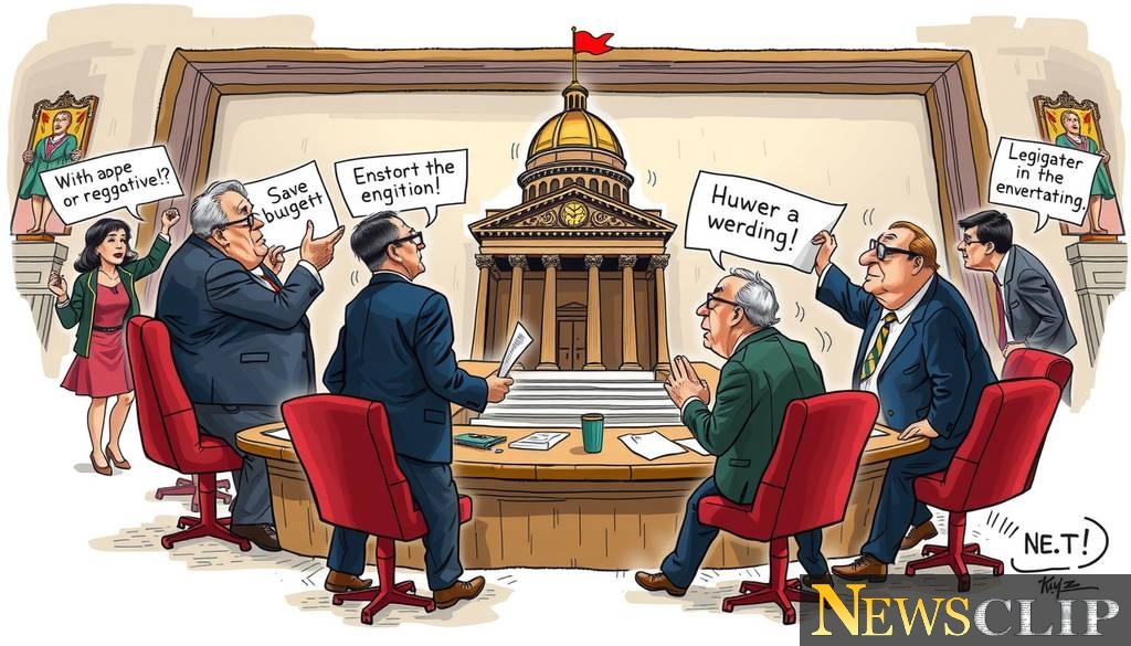 Unmasking the Budget Crisis: A Cartoonish Reality Check