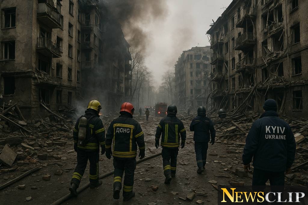 Escalating Tensions: Russia's Deadly Strikes on Kyiv Ahead of Trump-Zelenskyy Talks