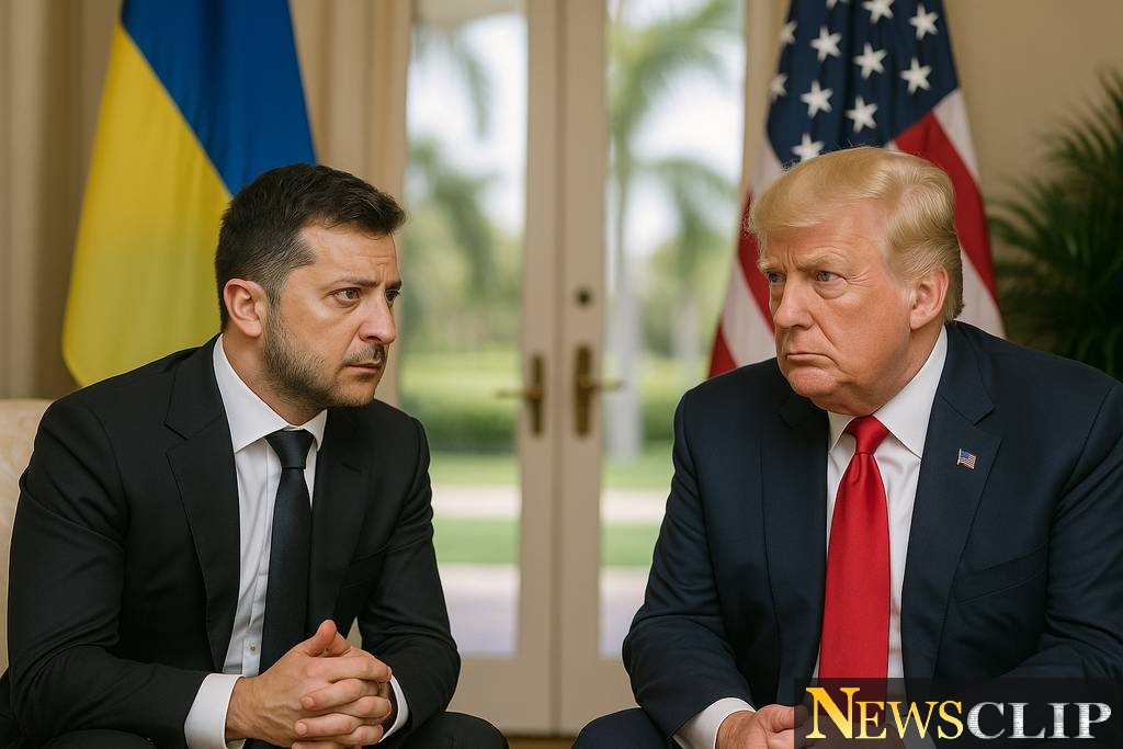Navigating Peace Talks: Zelenskiy Meets Trump in Florida