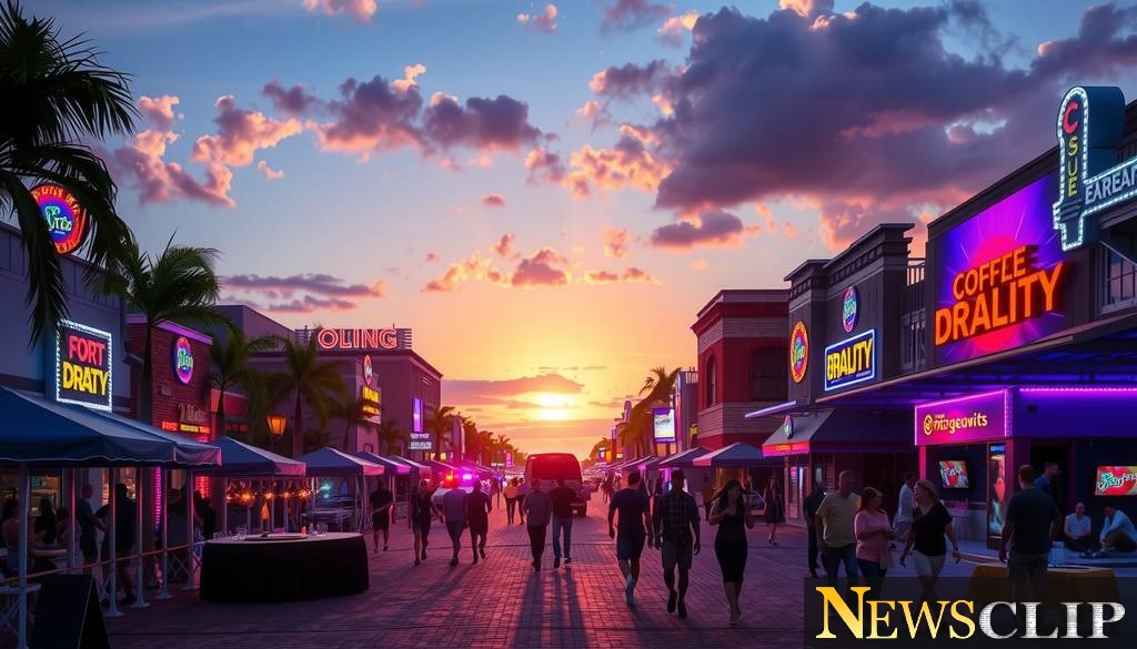 Tragedy Strikes Fort Lauderdale: 5 Wounded in Entertainment District Shooting