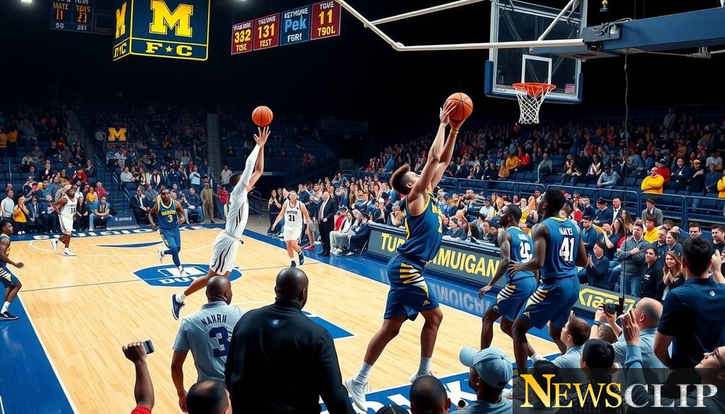 Michigan Tops College Basketball Polls, Duke Ranks High in New Rankings