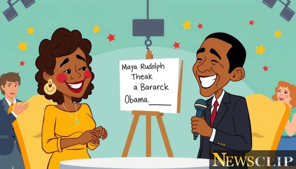 Maya Rudolph's Humorous Encounter with Barack Obama After SNL: A Sketch That Left Questions