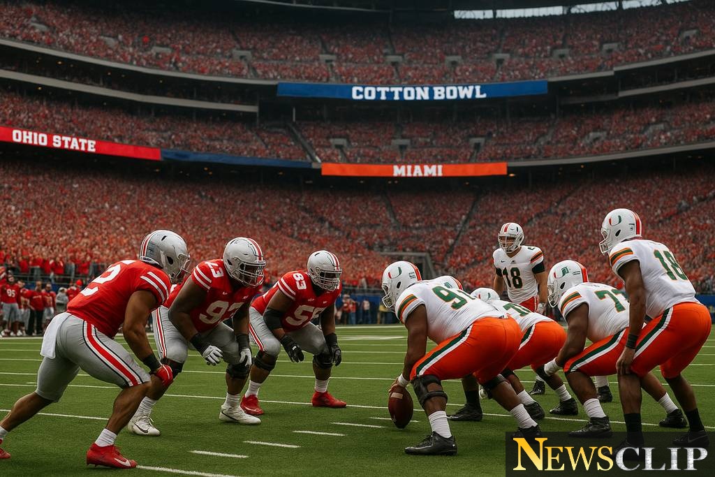 Ohio State and Miami Clash: Cotton Bowl CFP Quarterfinal Showdown!