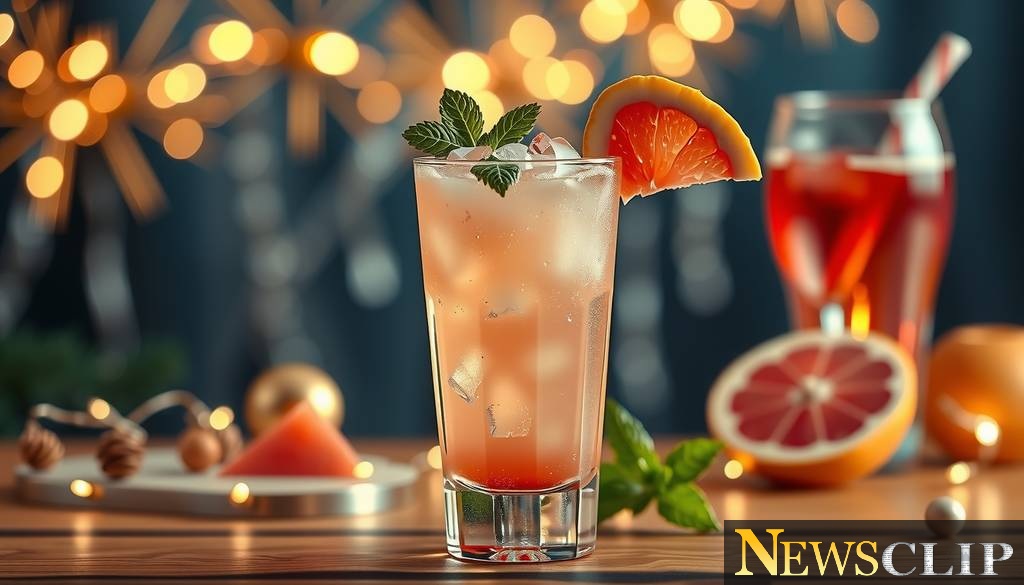 Cheers Without the Bubbles: A Festive Mocktail for New Year's Eve