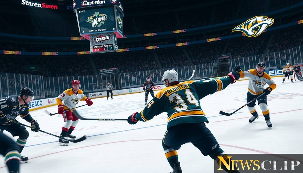 Kraken Clash with Predators: A Game of Tactics and Heart