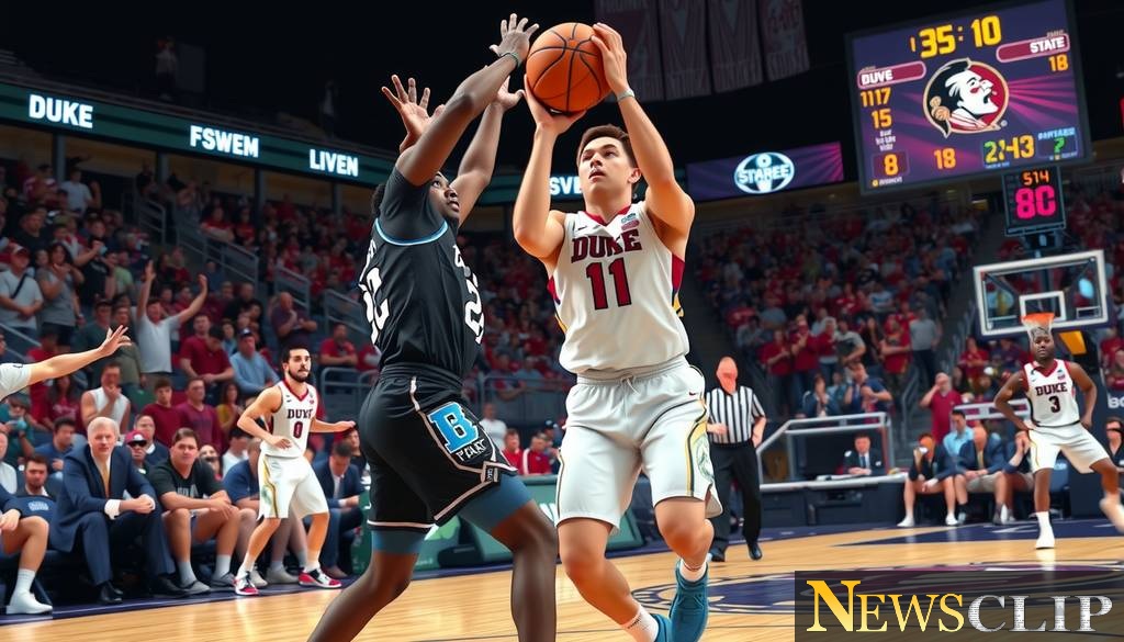 Duke Edges Florida State in Thrilling Showdown: A 91-87 Recap
