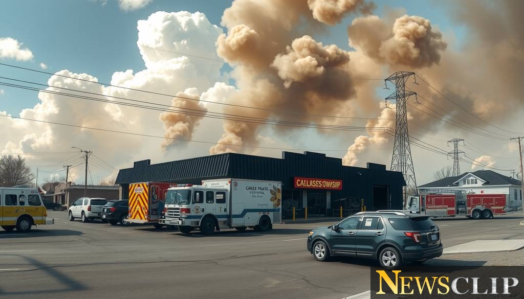 Devastating Fire Strikes Jackson Township Business, Sparking Concerns