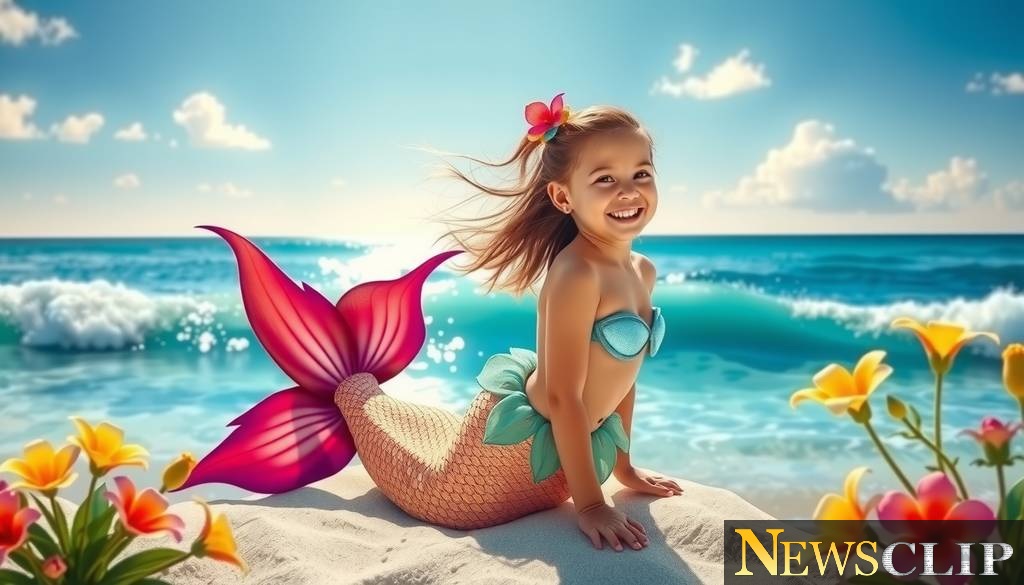 Little Hazel's Enchanting Mermaid Wish: A Hawaiian Dream Come True
