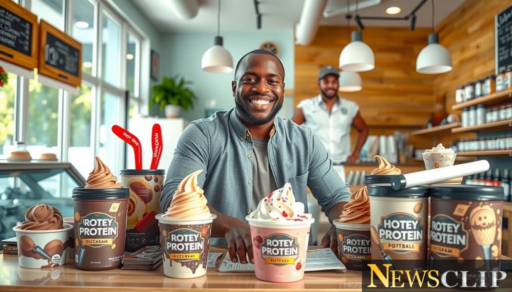 Transforming Challenges into Opportunities: The Former NFL Player Behind a Revitalizing Protein Ice Cream Startup