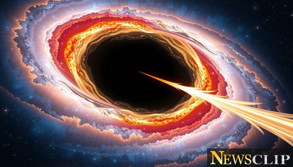 Astronomers Uncover Galaxy-Wide Wobbling Black Hole Jet