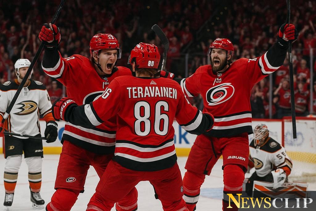 Hurricanes Clinch Victory with 5-2 Win Over Ducks: A Glimpse of Dominance