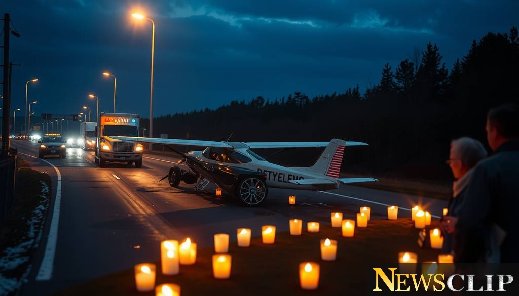Tragedy on the Highway: A Small Plane Crash Claims Two Lives